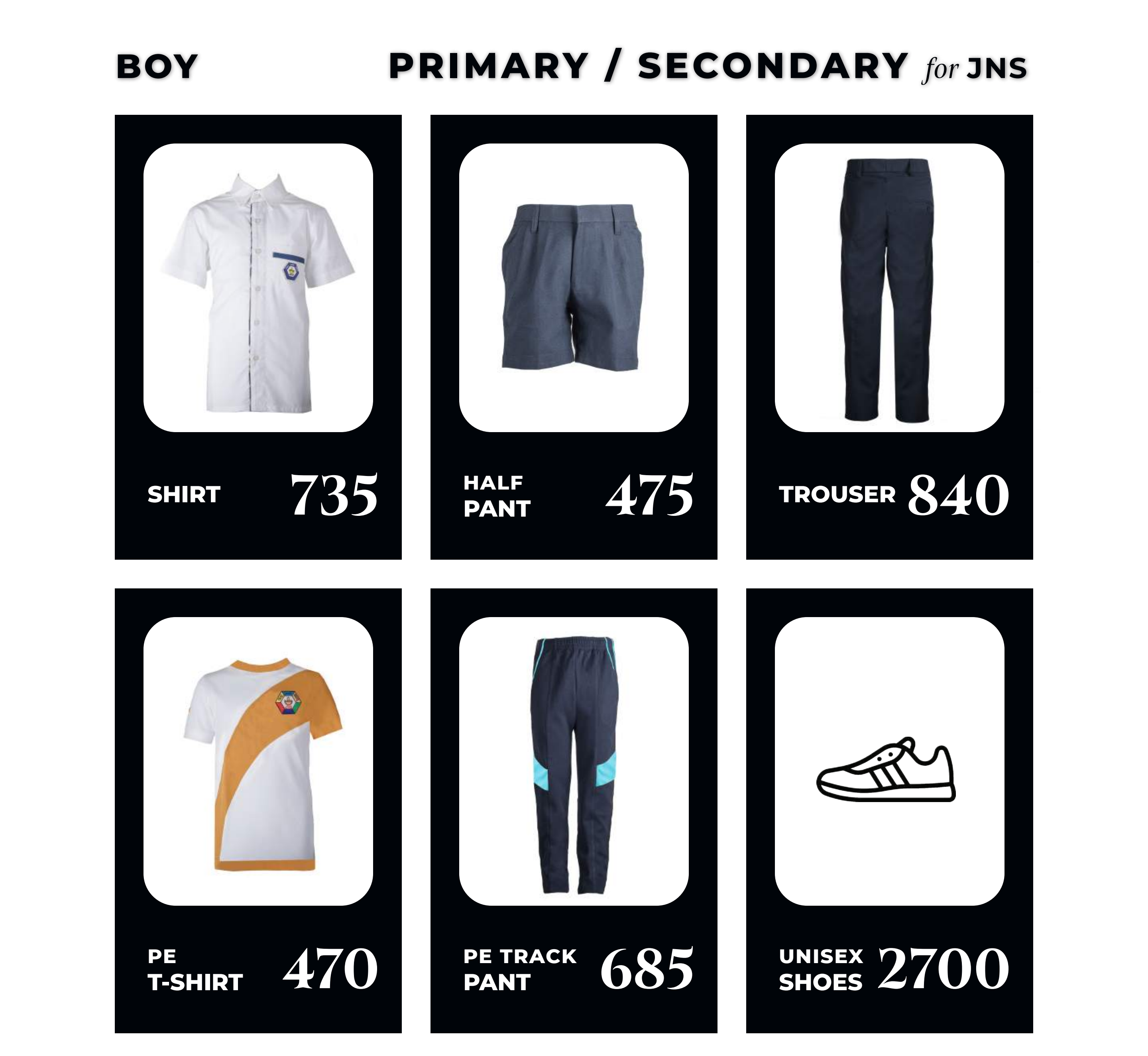 JNS Boy Primary/Secondary