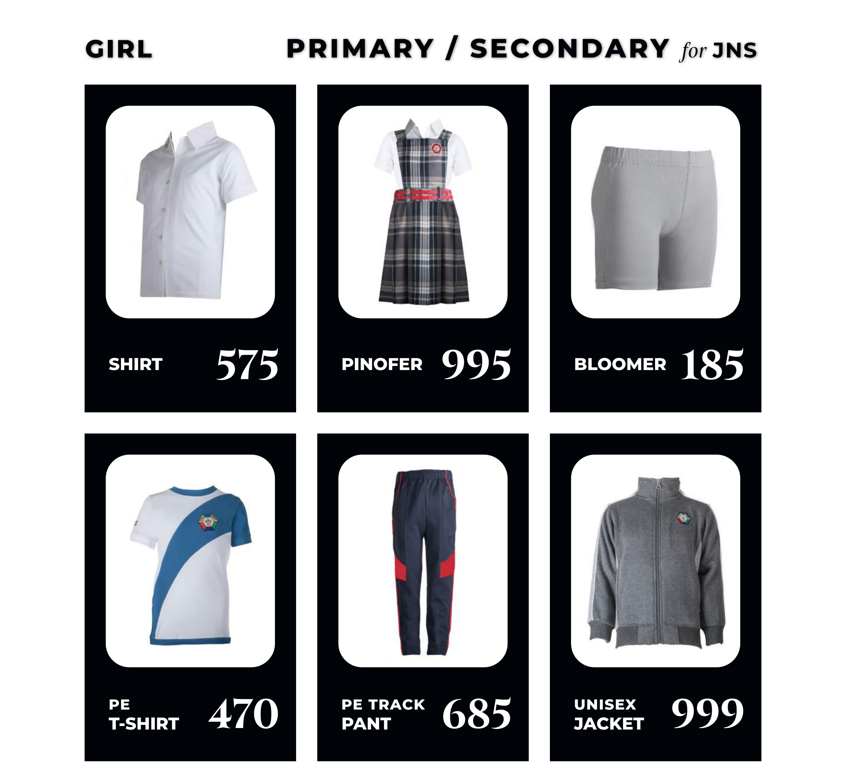 JNS Girl Primary/Secondary
