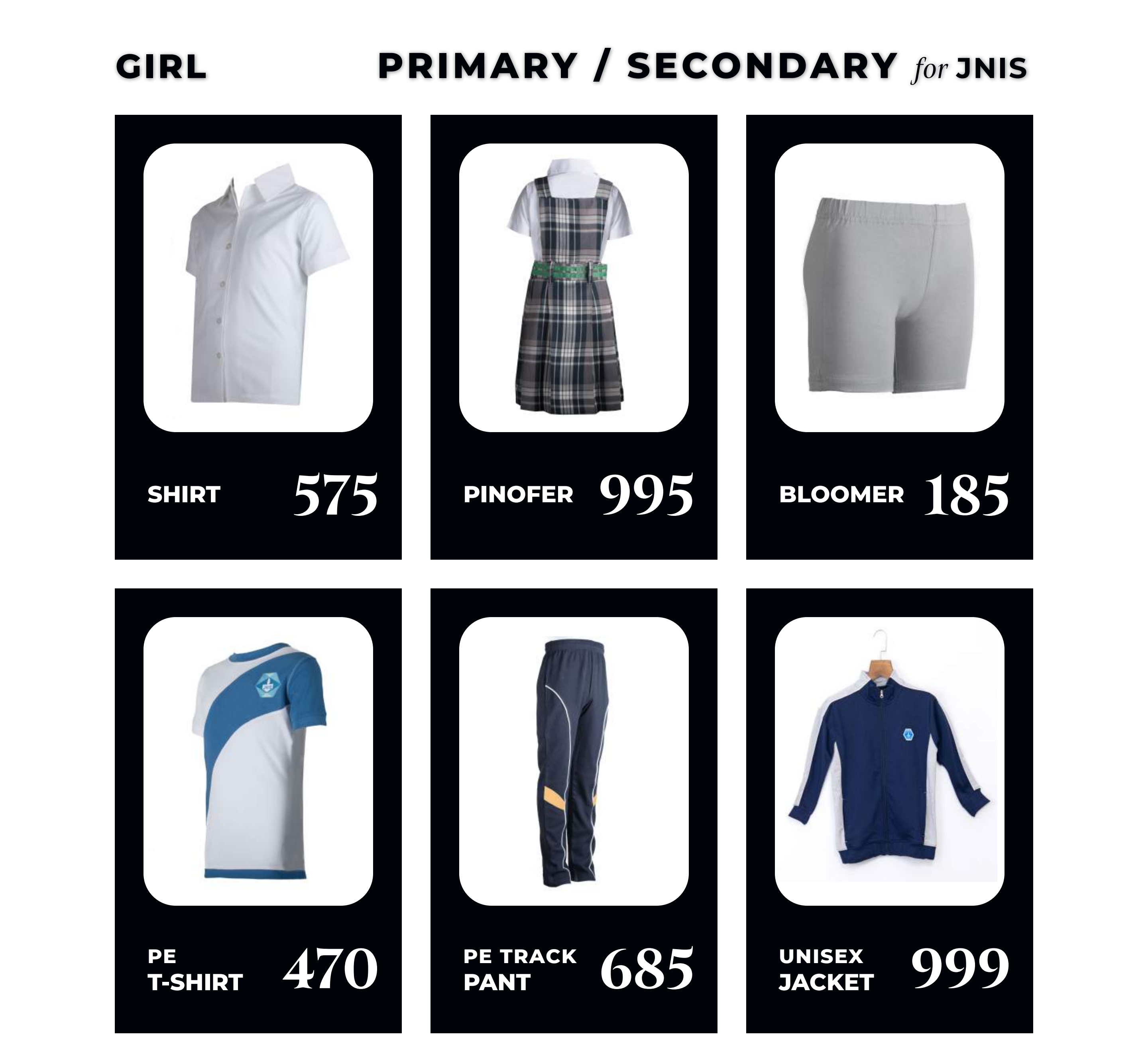 JNIS Girl Primary/Secondary